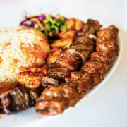 33. Triple Mix Kebab Plate 烤肉三拼