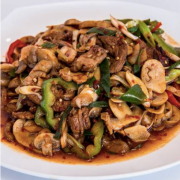 44. Gumbamadak Kormisi 圆蘑菇炒肉